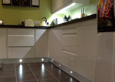 Kitchen lighting, Newton Abbot